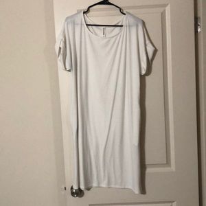 White Boutique Knit Dress